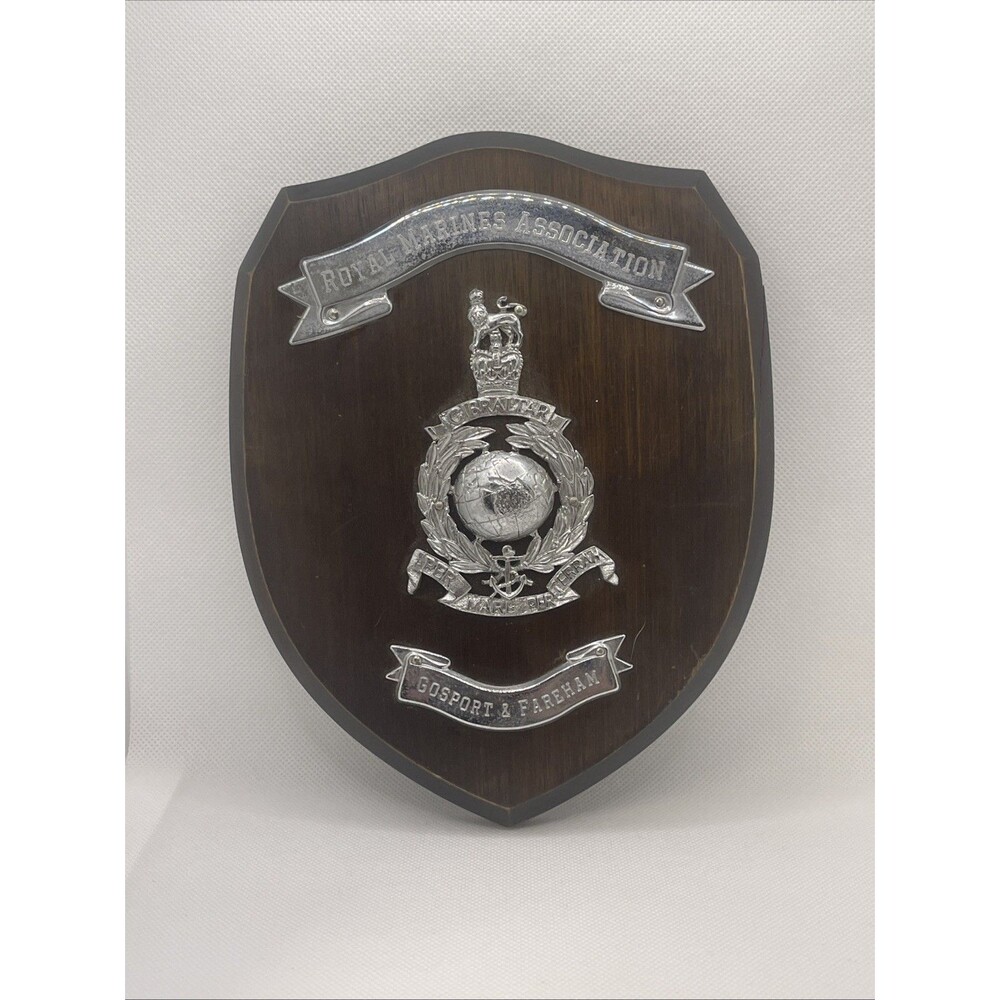 Royal Marines Association Gibraltar - Per Mare Per Terram Wall Plaque